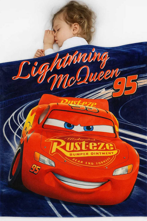 Kids’ Character Fleece Blankets – Soft Cozy Throws