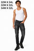 6 Pack Men’s Brave Soul Charcoal Cargo Jeans - From £7.49 Per Unit
