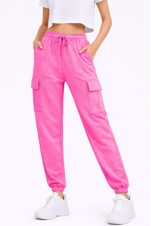 Ladies Fleece Cargo Trousers