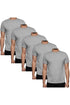 5 Pack Mens Plain Polycotton T-shirt