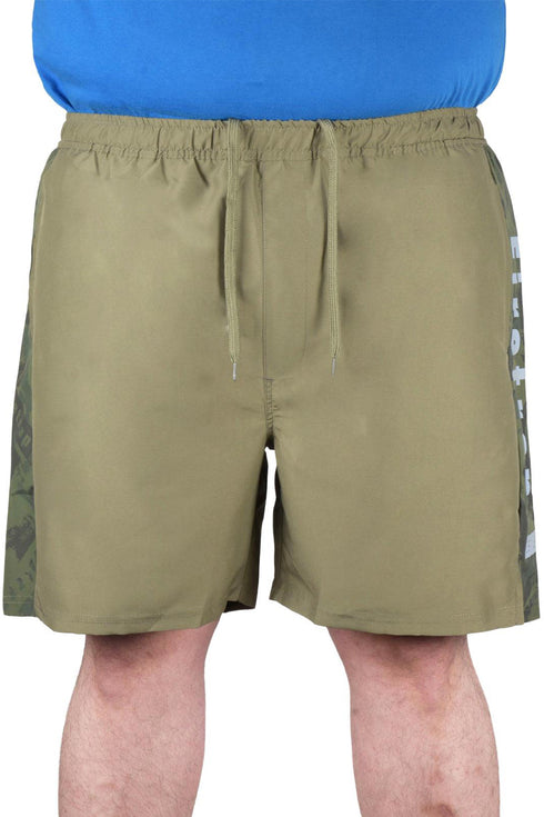 Fire Trap Mens Plain Swim Shorts