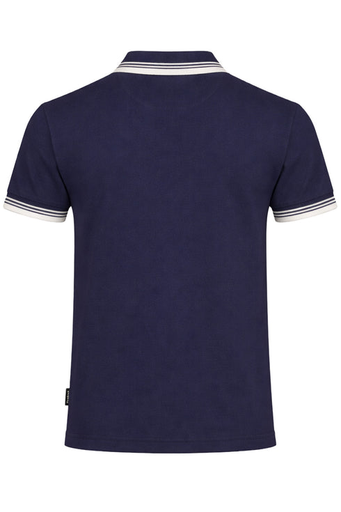 Firetrap Men's Zip Up Polo T-shirt