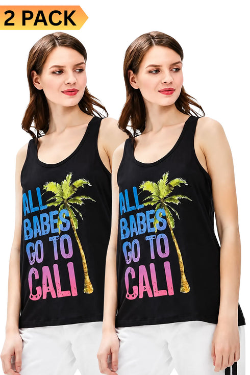 2 Pack Womens Camisole Tank Top