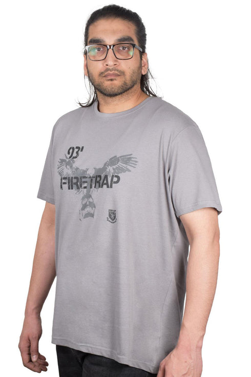 Fire Trap Mens Cotton Short Sleeve T-shirt