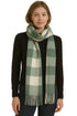 Women’s Checked Winter Scarf – Soft Tartan Blanket Wrap with Tassels