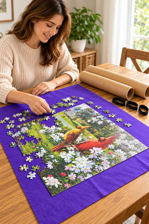 Jigsaw Puzzle Roll Up Storage Mat – Up to 3000 Pieces