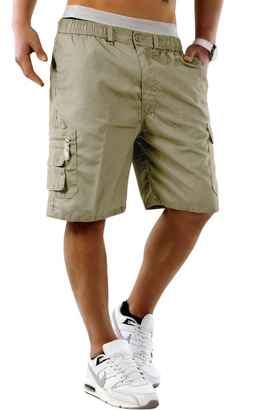 Mens Cargo Combat Plain Shorts