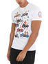 Mens Brave Soul Cotton Tee with Motorcycle Print