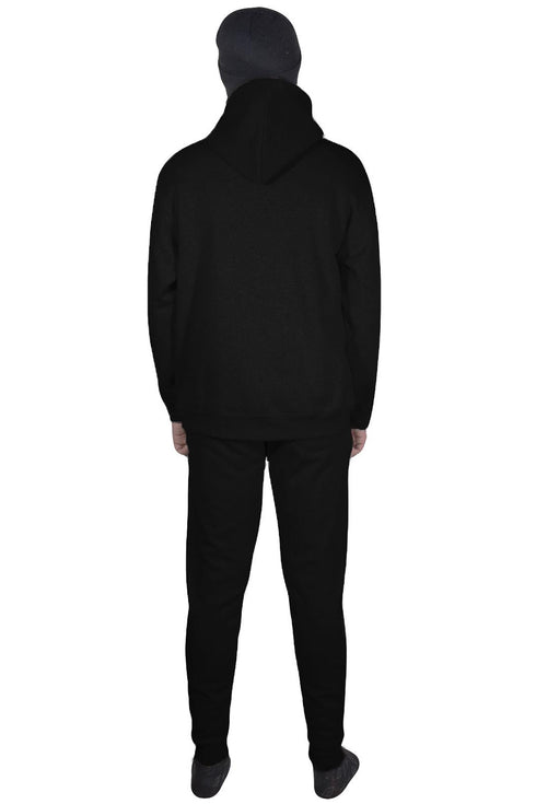 Mens Athletic Pullover Hooded Tracksuit