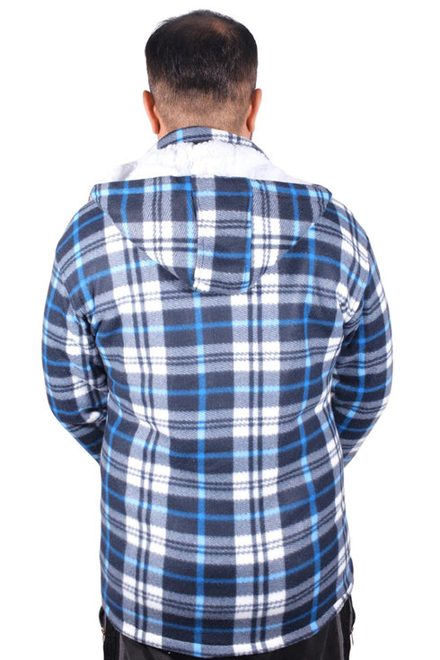 Mens Sherpa Fur Lined Hoodie