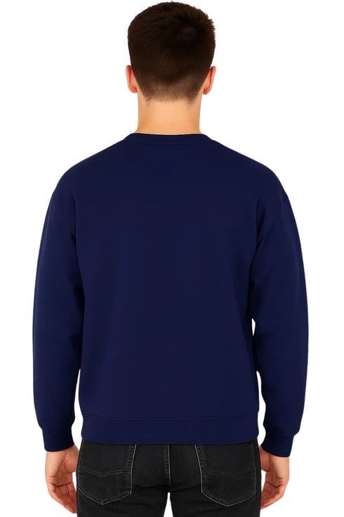 Mens Plain Pullover Sweatshirt