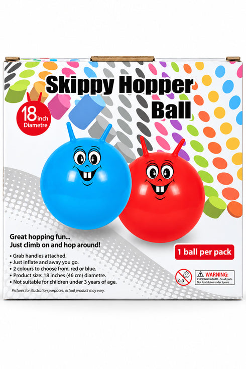 Kids 18" Inflatable Space Hopper Ball with Handles