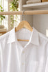 20 Pack Wooden Clothes Hangers with Chrome Hooks, Shoulder Notches and Trouser Bar