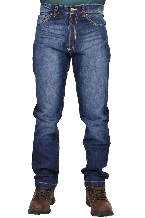 Mens Denim Straight Leg Jeans