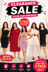 5 Pack Plus Size Women’s Dresses Clearance Sale - From £1.99 Per Unit