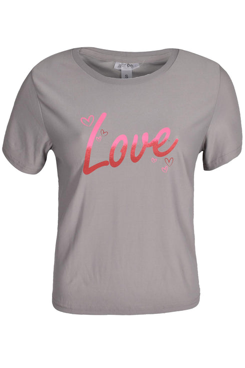 Ladies Short Sleeve Top Short Pajama Set - Pyjama Set