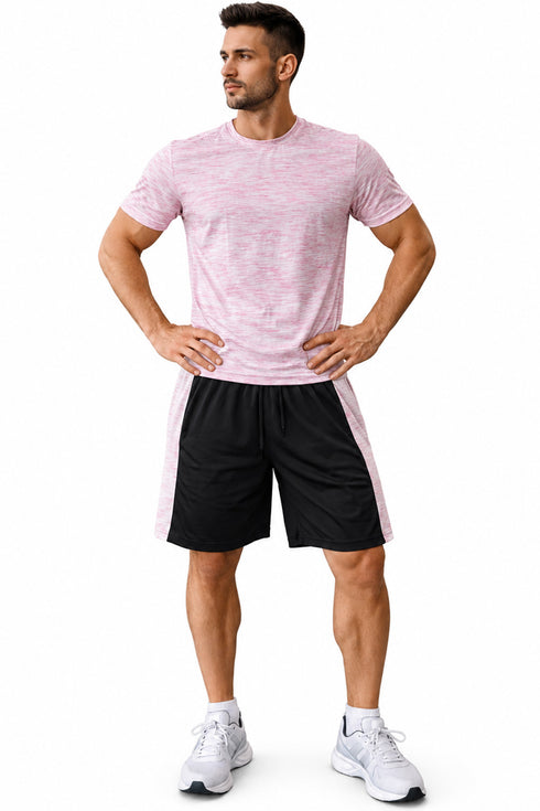 Men’s Summer Active-wear T-Shirt Shorts Set