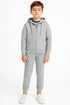 Kids Plain Tracksuit Set With Cords