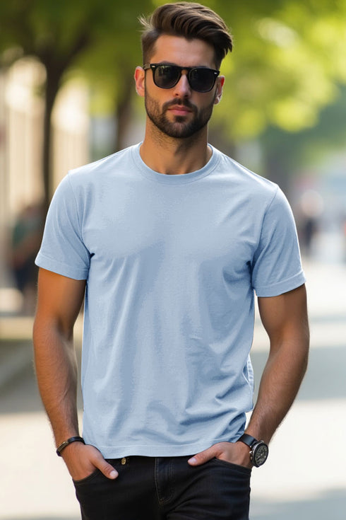 Mens Plain Polycotton T Shirt