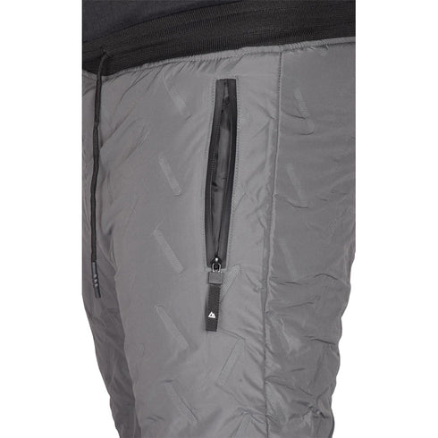 Men’s Winter Jogger Pants – Warm Quilted Insulated Drawstring Trousers with Zipper Pockets