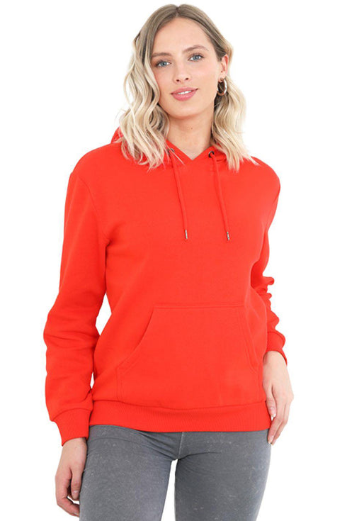 Ladies Plain Pullover Hoodie