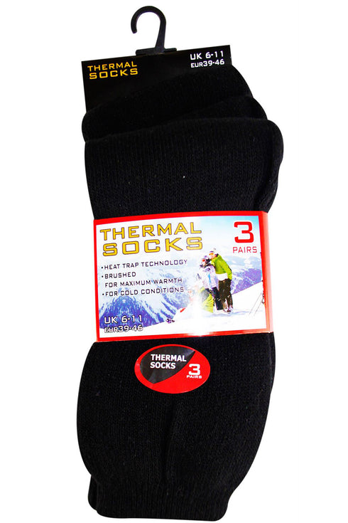 Mens Thermal Thick Socks - 3/9 Pairs