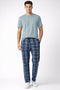 Men's Plaid Pajama Set – Short Sleeve T-Shirt & Lounge Pants