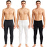 3 Pack Mens Long Johns Thermal Trousers