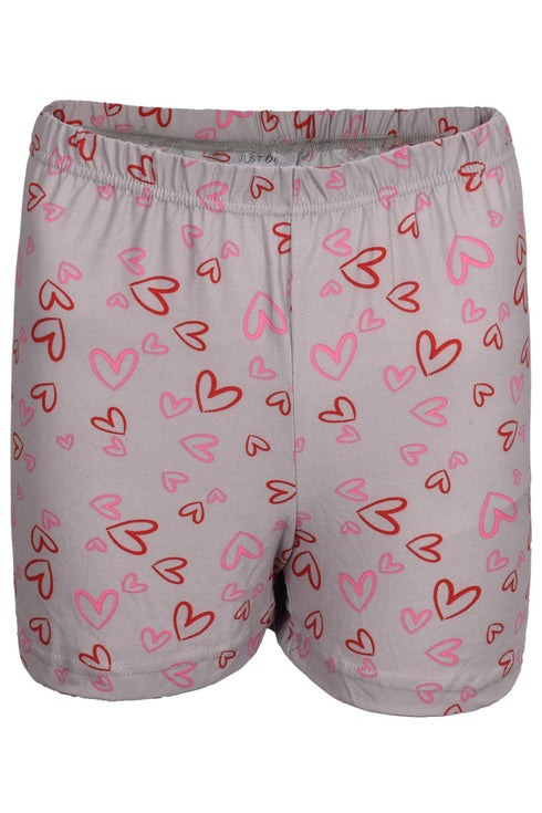 Ladies Short Sleeve Top Short Pajama Set - Pyjama Set