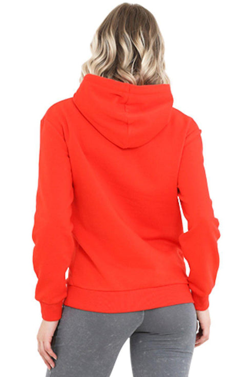 Ladies Plain Pullover Hoodie