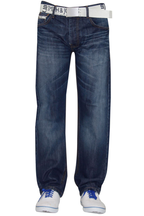 Men's Straight Cut Regular Fit Jeans - 25 or 50 Pack