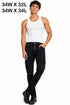 6 Pack Men’s Brave Soul Charcoal Cargo Jeans - From £7.49 Per Unit