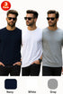 3 Pack Mens Plain Polycotton T-Shirts