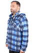 Mens Sherpa Fur Lined Hoodie