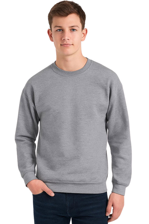 Mens Plain Pullover Sweatshirt