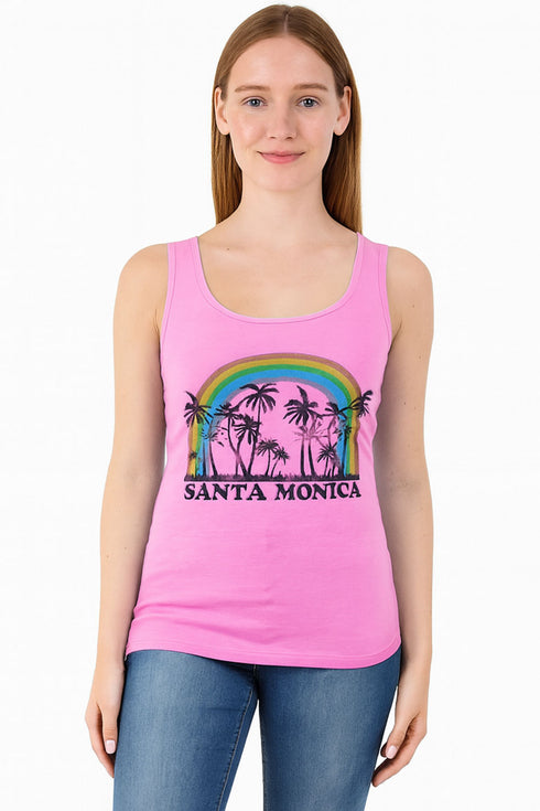 Women Slashed Back Sleeveless Tank Top - 19/38 Pack - From £1.00 Per Unit