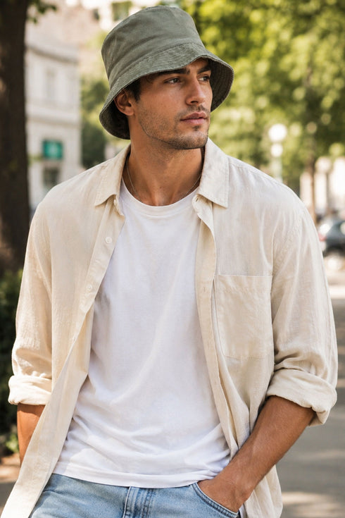 Men’s Cotton Summer Bucket Hats - 3 Pack & SIngle