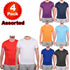 4 Pack Mens Quick Dry Breathable T Shirts