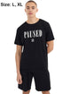 6 Pack Brave Soul Men’s Casual Lounge-wear Short Set - From £3.83 Per Unit