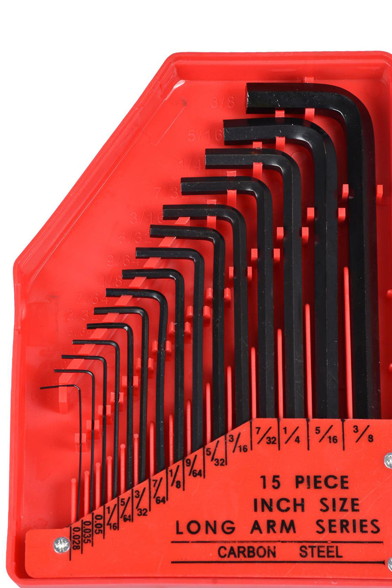 10 Pack SAE & Metric Hex Allen Key Wrench Set 5poundstuff