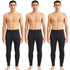 3 Pack Mens Long Johns Thermal Trousers
