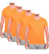 4 Pack Mens Quick Dry Breathable T Shirts