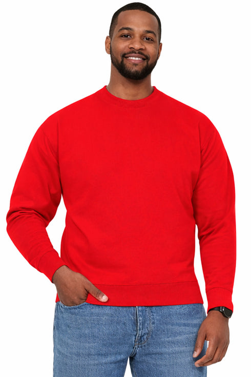 Mens Plain Crew Neck Sweatshirt - 20/40 Pack