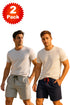 2 Pack Mens Lightweight Polycotton Shorts