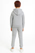 Kids Plain Tracksuit Set With Cords