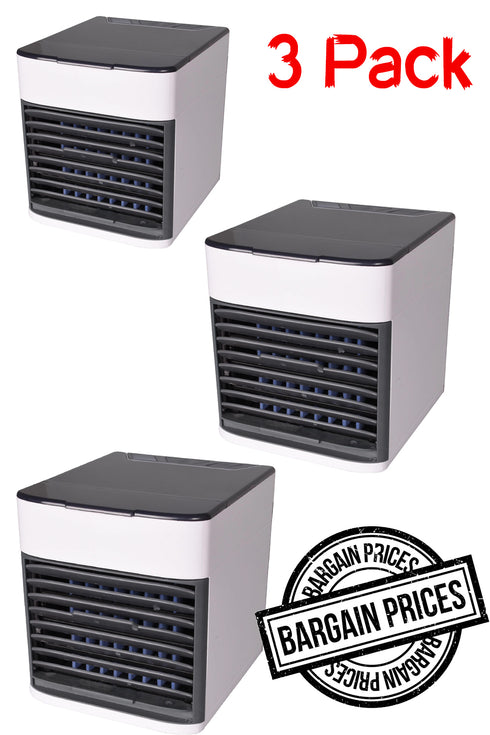 3 Pack Portable Light weight Mini USB Air Cooler