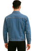 Mens Casual Denim Jacket Long Sleeve
