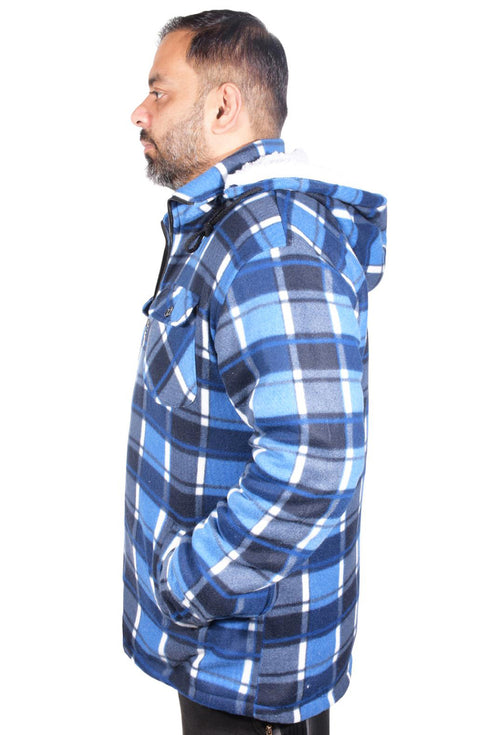 Mens Sherpa Fur Lined Hoodie