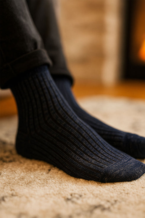 Men’s Thermal Winter Socks with Sherpa Lining – Ultra Warm Insulated Cozy Socks for Cold Weather