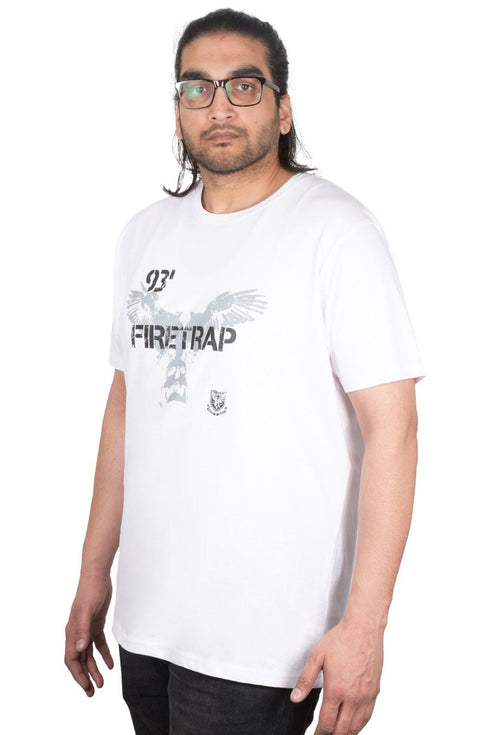 Fire Trap Mens Cotton Short Sleeve T-shirt